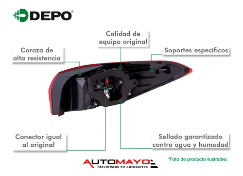 1/calavera Der O Izq Depo F-250 Super Duty Ford 2008-2012 Foto 3