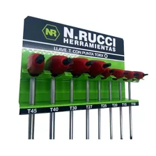 Juego De Llaves Torx Rucci X 8 Piezas Con Tablero!!