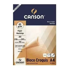 Bloco Papel Manteiga Croquis A4 40g Bl 50 Folhas - Canson