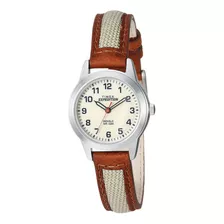 Reloj Mujer Timex Tw4b11900 Cuarzo 26mm Pulso Marron En