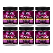 Kit 6 Máscara Pigmentante Marsala 500 G Envio Imediato 