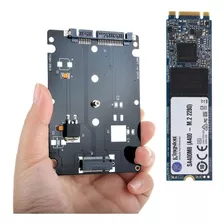 Combo Carcasa M.2 Sata + Ssd M.2 Kingston A400 De 120gb