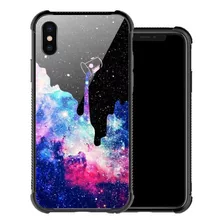 Funda Para I Xr, Color Morado Space Galaxy I Xr Para Mujere.