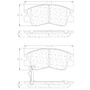 Balatas Tambor Dodge Raider 2.6l 1987-1989 Bioceramic