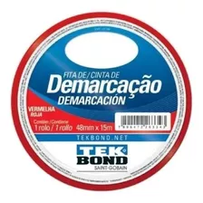 Cinta Autoadhesiva Demarcatoria 48mm X 15m Tekbond Color