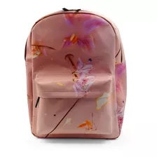 Mochila Rosa Flores Hs1 Harry Styles Backpack