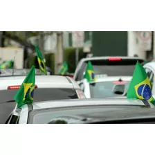 Copa Do Mundo Bandeira Para Carro Verde Amarela Do Brasil