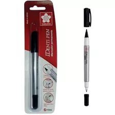 Pincel Marcador Permanente 2 Pontas 0,4/1,0mm Identi Pen Sak