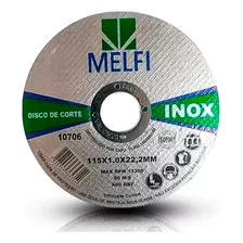 Disco De Corte Fino Inox 4.1/2 X 1,0 Esmerilhadeira 100 Pçs