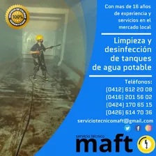 Limpieza Desinfección Reparación De Tanques De Agua Caracas