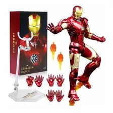 Figura Iron Man Mark 3 Marca Zdtoys Con Accesorios 