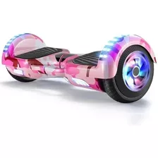 Hoverboard Patineta Electrica Rosa Camuflado