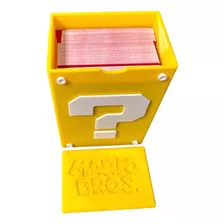 Mario Bros Deckbox Caja Para Guardar Cartas Coleccionables