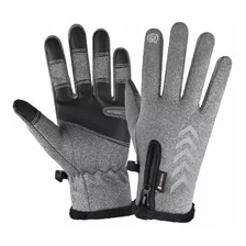 Guantes De Cuero Térmicos Impermeables Touch Para Moto/bici