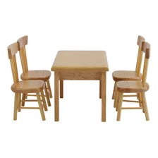 Juego De 5 Sillas De Comedor Para Mesa De Comedor 1:12, Casa