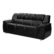 Sillon 3 Cuerpos Sofa Living Pu Marrón Córdoba