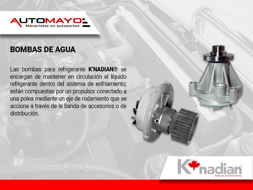 Bomba Agua K-nadian Chevrolet Del Ray V8 4.6l 58 Foto 5