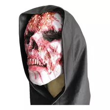 Máscara De Terror De Halloween Com Crânio Humano Caindo De S