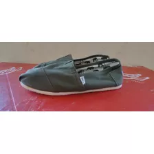 Zapatos Tenis Toms Hombre Usa 11 Mex#29 Verde Olivo