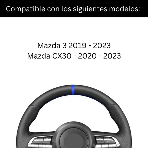 Funda Cubre Volante Para Mazda 3 Cx30 2019 - 2023 Foto 4