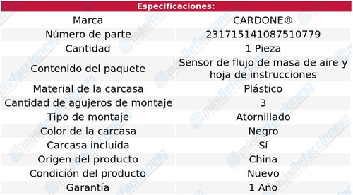 Sensor Maf Cardone Para Hyundai Veracruz 07 Al 12 Foto 5