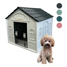 Casa Termica Para Perros Con Puerta Razas Medianas 98x84x82