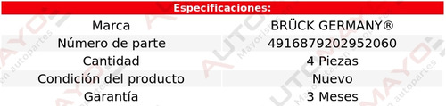 4- Inyectores Combustible Bruck Hilux L4 2.7l 2005-2015 Foto 2