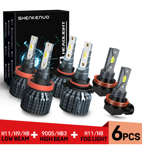 28000lm 9012 6000k Kit De Focos Led Haz Alto/bajo Canbus Chevrolet Equinox