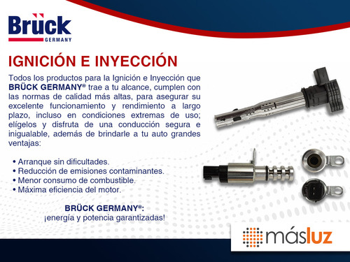 1- Inyector Combustible P/ Ford Fiesta L4 1.6l 03/10 Bruck Foto 4