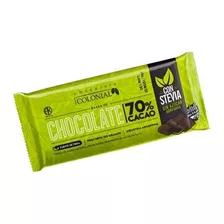 Chocolate Amargo 70% Con Stevia Sin Tacc 100 Gr Colonial