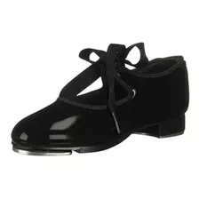 Niñas Capezio Jr. Tyette Tap Shoe, Patentes Negro, 10,5 M Us