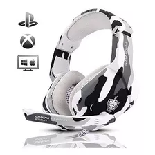 Audifonos Gamer Microfono Phoinikas H1 Switch Ps4 Fortnite Color Gris