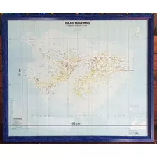 Mapa Original Malvinas, Mayo 1982, Ideal Regalo 40 Años!!!