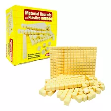 Material Dourado Matemática Individual De Plástico 62 Peças