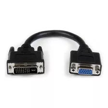 Adaptador Startech Dvivgamf8in Dvi-i M A Vga H 20cm Color Negro