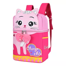 Mochila Infantil Menina Pets Viagem Creche Passeio Com Guia