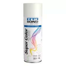 Kit 6 Unidades Tinta Spray Uso Geral 350ml Tekbond Cor Branco Fosco