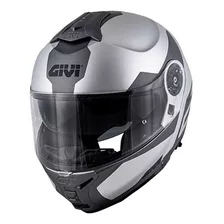 Capacete Givi X21 Spirit Fosco Prata Titanio Preto