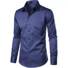 Camisa Hombre Azul Marino