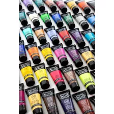 Set De Pinturas Acrílicas Juego 48 Colores 22 Ml Liquitex