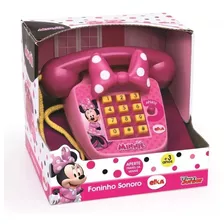 Telefone Foninho Sonoro Minnie - Elka - Acima De 3 Anos