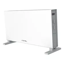 Estufa Convector Electrica Con Turbo Cu2000t Rotel Color Blanco