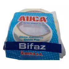 Cinta Bifaz Auca Transparente 18 Mm X 25 Mts X 6 Unidades