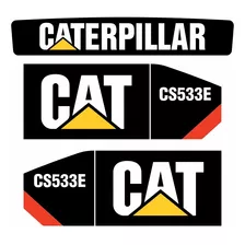 Kit De Adesivo Para Caterpillar Cs533e