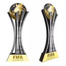 Troféu Mundial De Clubes 30cm Mdf Acrilico Espelhado Enfeite