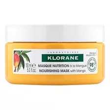 Klorane Mascarilla Capilar Manteca De Mango Nutritiva Reparadora Cabellos Secos Mangue