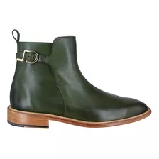 Bota Hombre Carlo Ronaldi 1212 Becerro Verde Cuero Casual