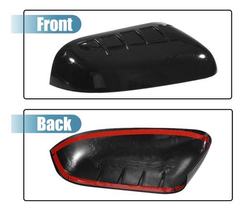 Par Espejo Cromada Cover Cap Coche Para Ford Explorer Negro Foto 5