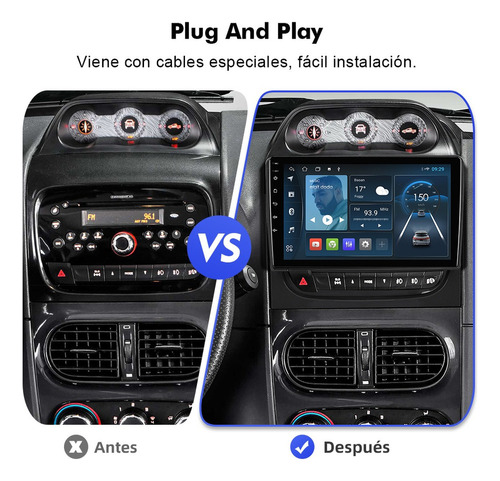 Estreo Android Para Ram 700 Fiat Strada Palio Adventure Gps Foto 3