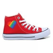  Lgbt Orgulho Tenis All Cano Alto Promoção Envio Imediato ..